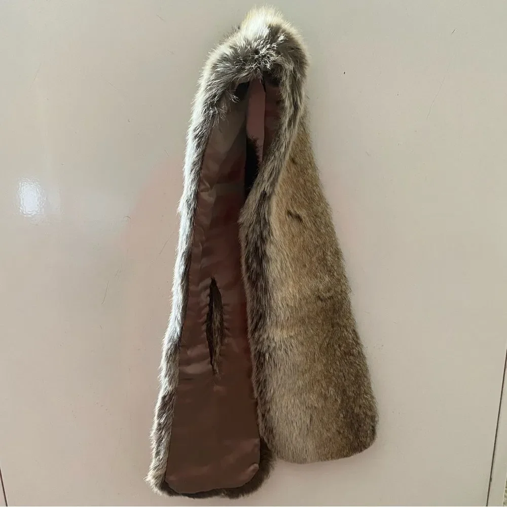 Daniele Meucci Faux Fur Woman’s Scarf